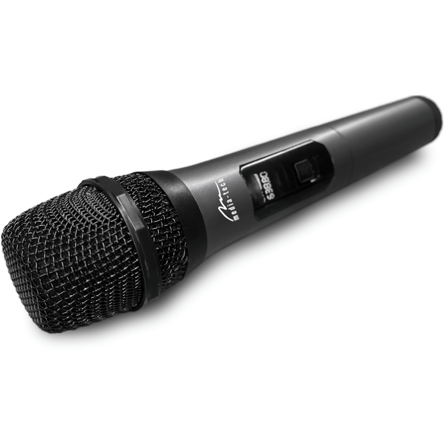 Мiкрофон Media-Tech MIC HERO Wireless for KARAOKE systems + USB-C receiver (MT398) Чорний на малюнкі №3