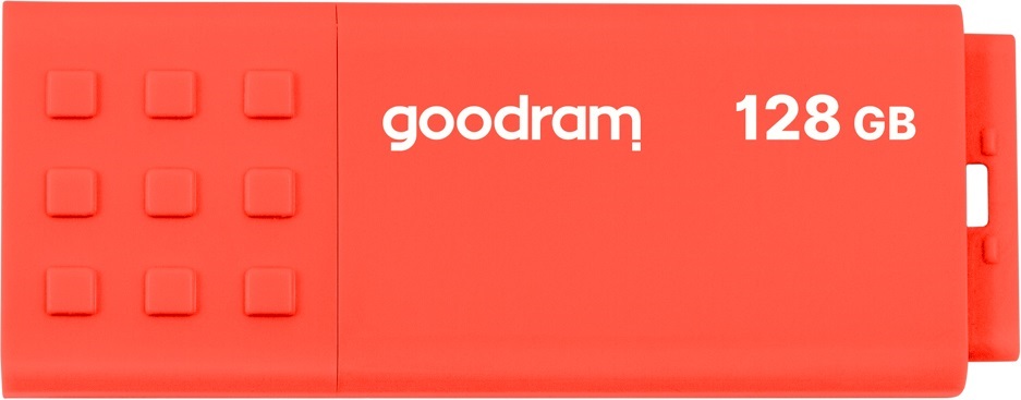 USB Flash GoodRAM 128GB USB 3.0 UME3 Orange, Retail (UME3-1280O0R11#) оранжевий на малюнкі №1