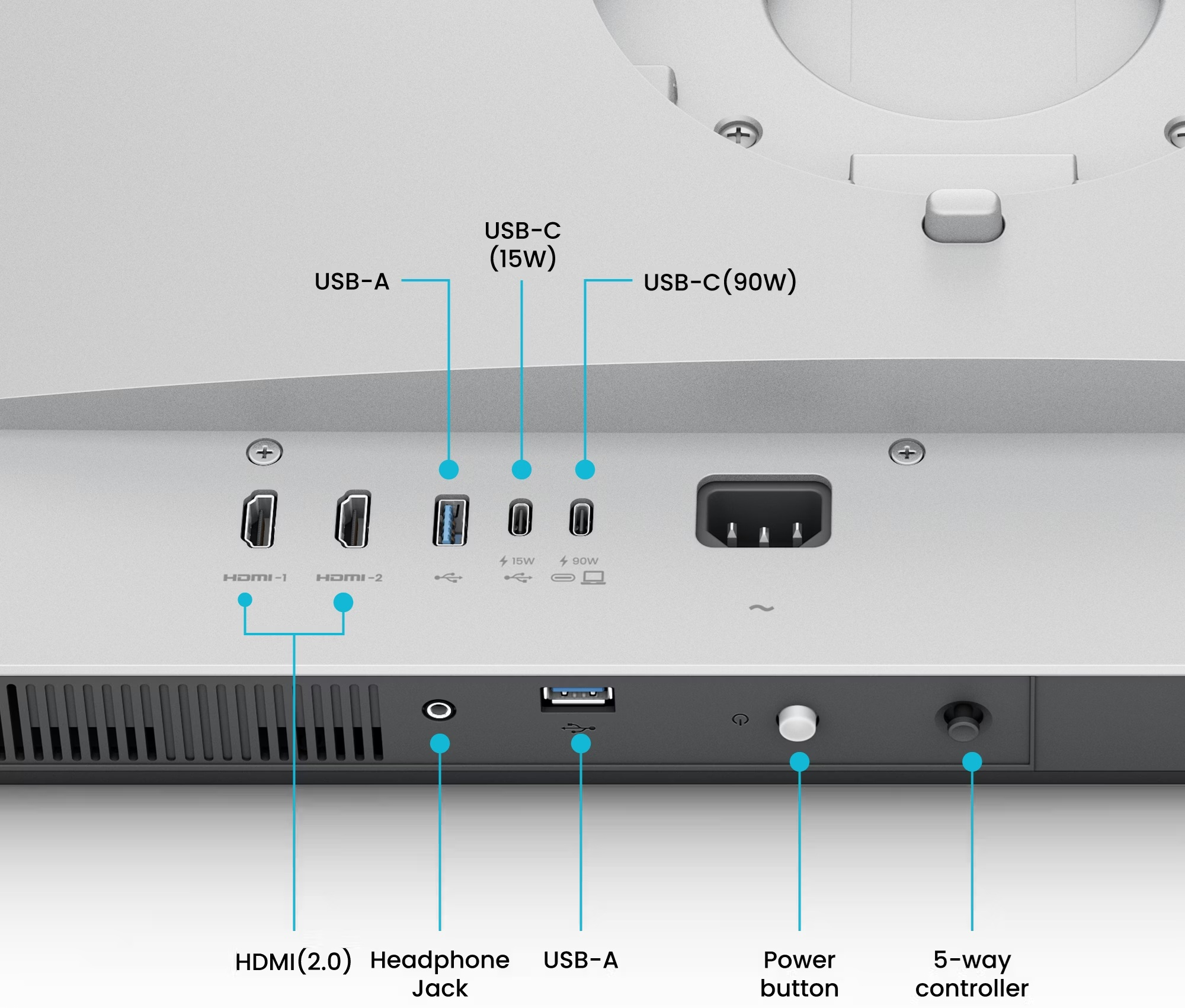 TFT 27 BenQ MA270UP, IPS, 4K UHD, 2хHDMI, 2xUSB- C, HAS, Pivot, сріблясто-сірий (9H.LP8LB.QBE) Сріблястий із сірим на малюнкі №4