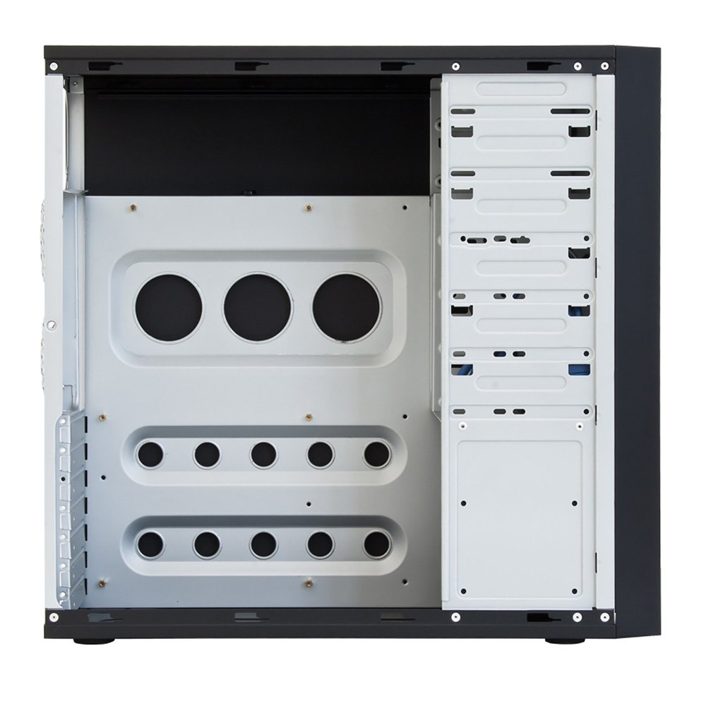 Корпус Chieftec MESH ATX, без БЖ, Black (CQ-01B-U3-OP) Чорний на малюнкі №3