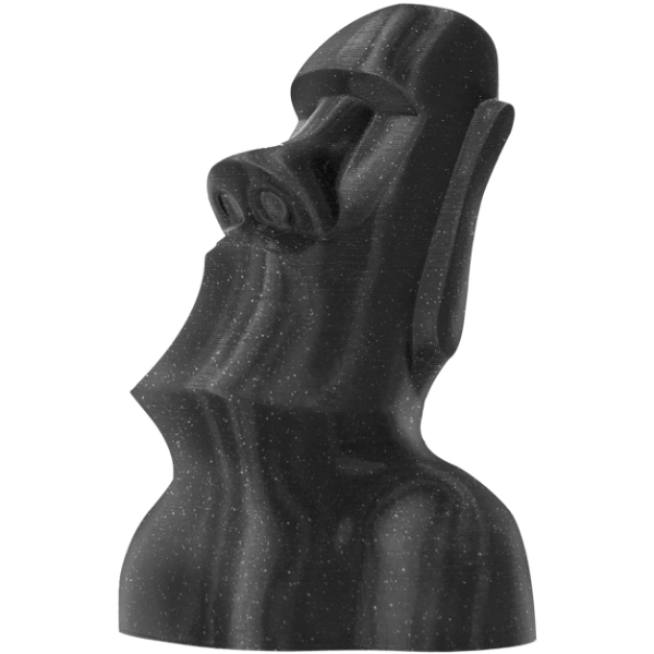 Пластик (Filament) WINKLE PLA HD 1кг, 1.75мм, блискучий, галактично-чорний (PHD01000175NEGGALWNK) Чорний на малюнкі №3