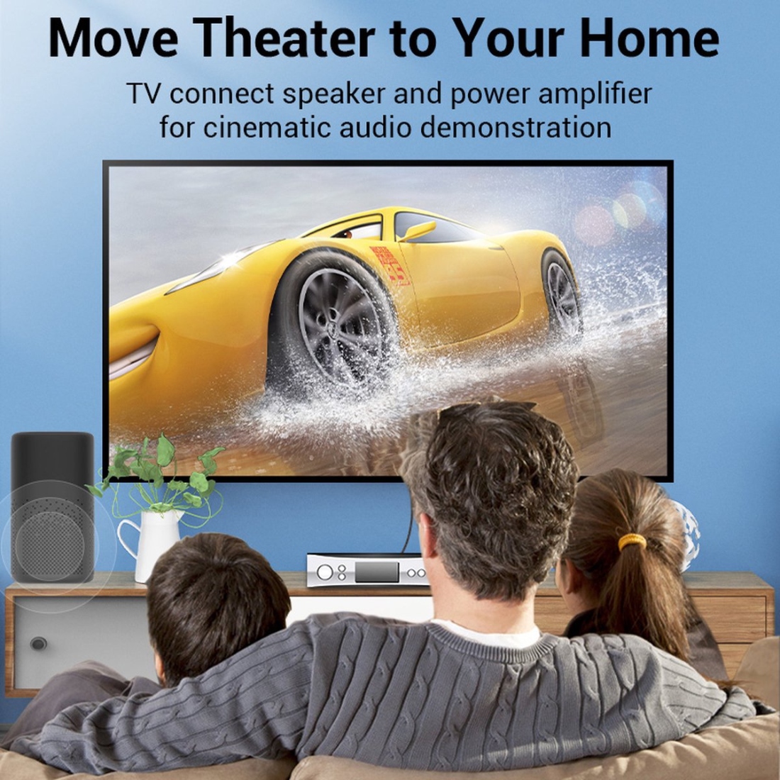 Кабель Audio оптичний Toslink M/M - S/PDIF, 3м, Dolby Digital 5.1, обплетення, Vention (BAVHI) Сірий на малюнкі №5
