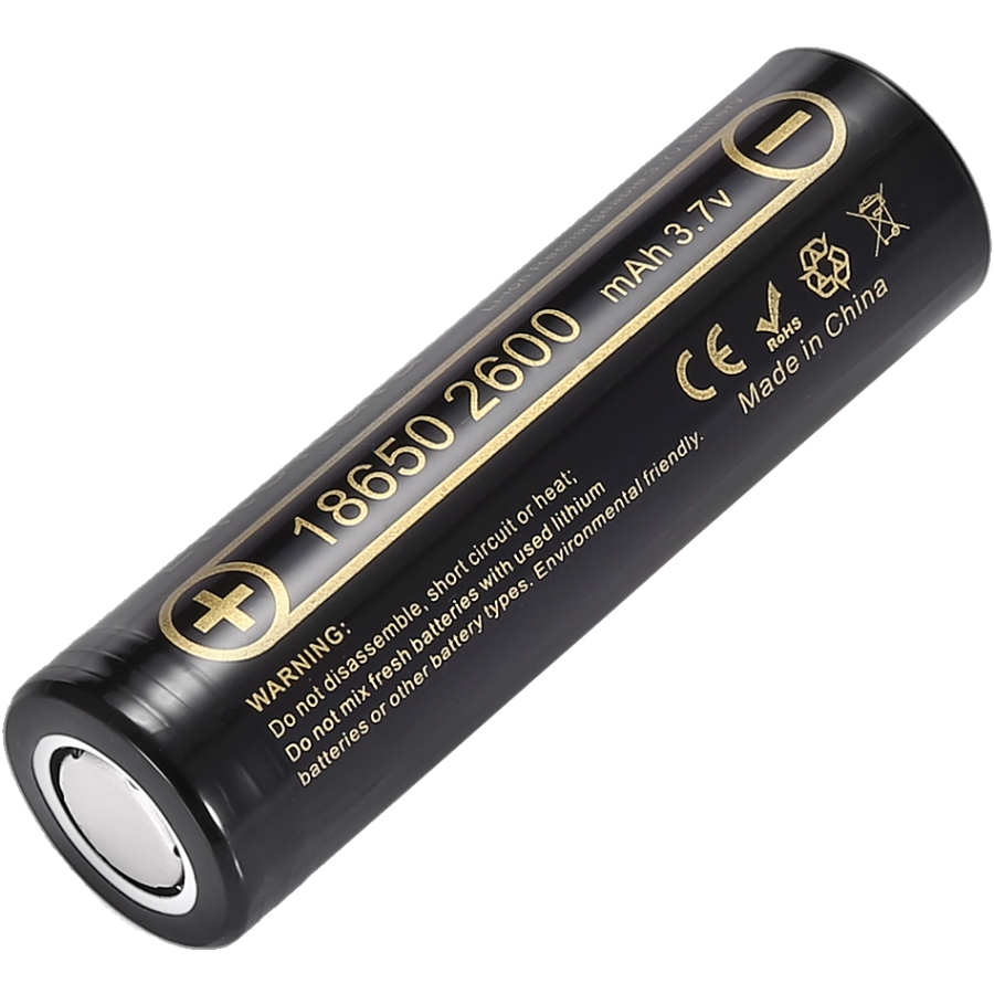 Акумулятор 18650 LiitoKala, Lii-26A, 2600mAh, 3.7V li-ion battery, 1 pcs (Lii-26A) на малюнкі №2
