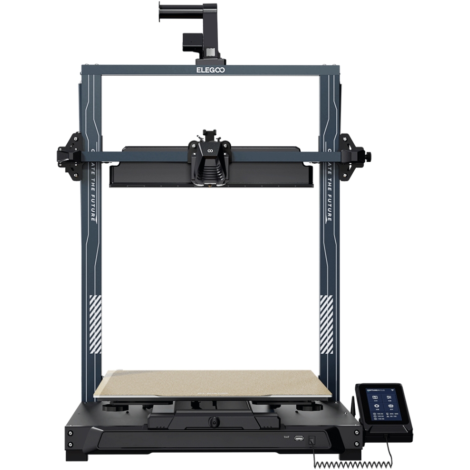 Принтер 3D ELEGOO Neptune 4 Plus (FDM 1.75 mm 0.4 mm 320×320×385 mm WiFi WLAN USB сірий) (50.201.015300) на малюнкі №1