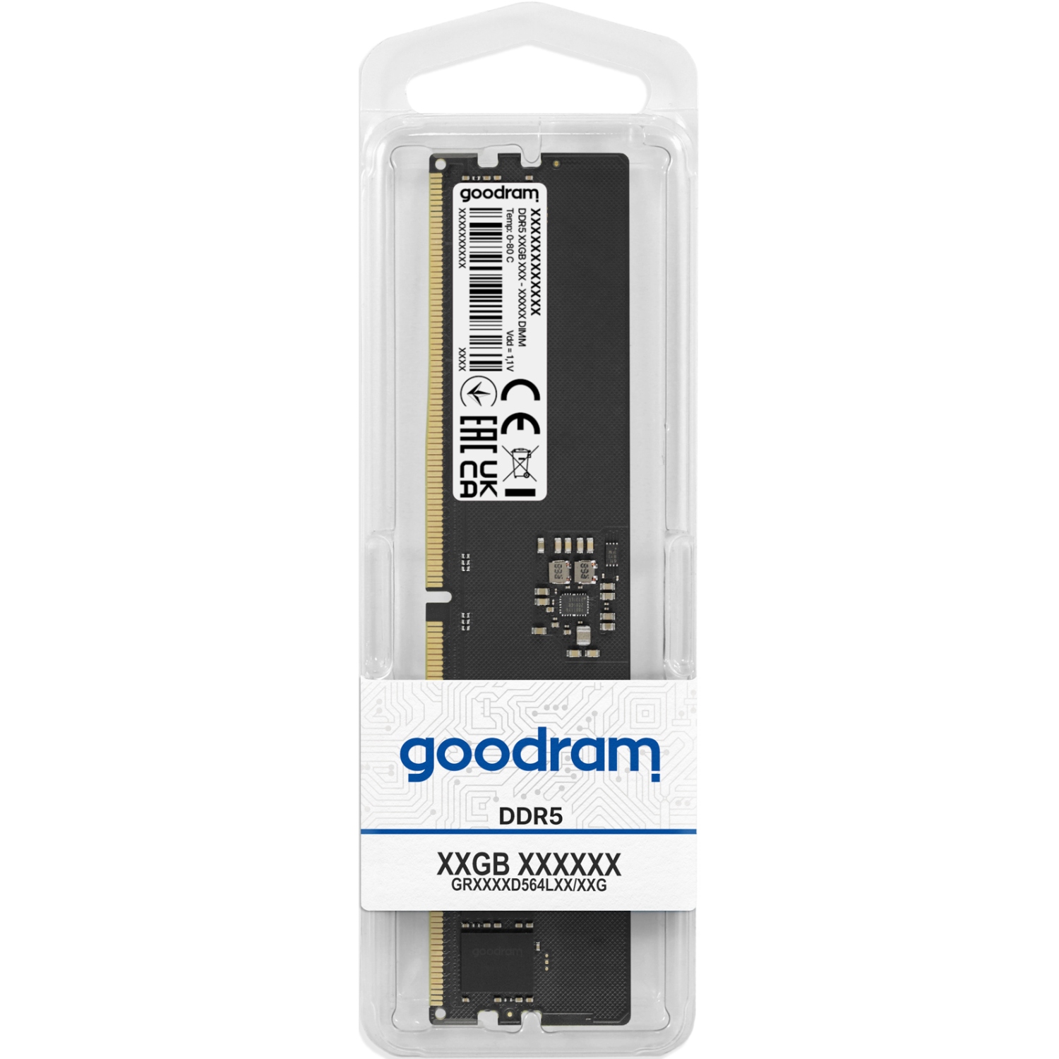 DDR5 16Gb 4800MHz GoodRAM, Retail (GR4800D564L40S/16G) на малюнкі №4