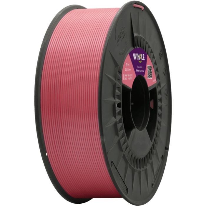 Пластик (Filament) WINKLE PLA HD 1кг, 1.75мм (PHD01000175ROSCHIWNK) Рожевий на малюнкі №1