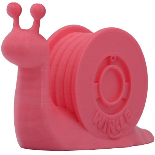 Пластик (Filament) WINKLE PLA HD 1кг, 1.75мм (PHD01000175ROSCHIWNK) Рожевий на малюнкі №3