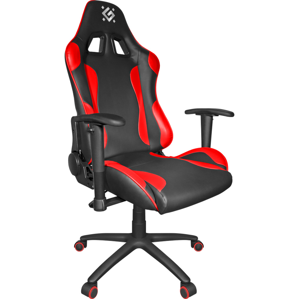 Крісло ігрове Defender Devastator CT-365, 50мм PU, Клас 4, Black/Red (64365) на малюнкі №1