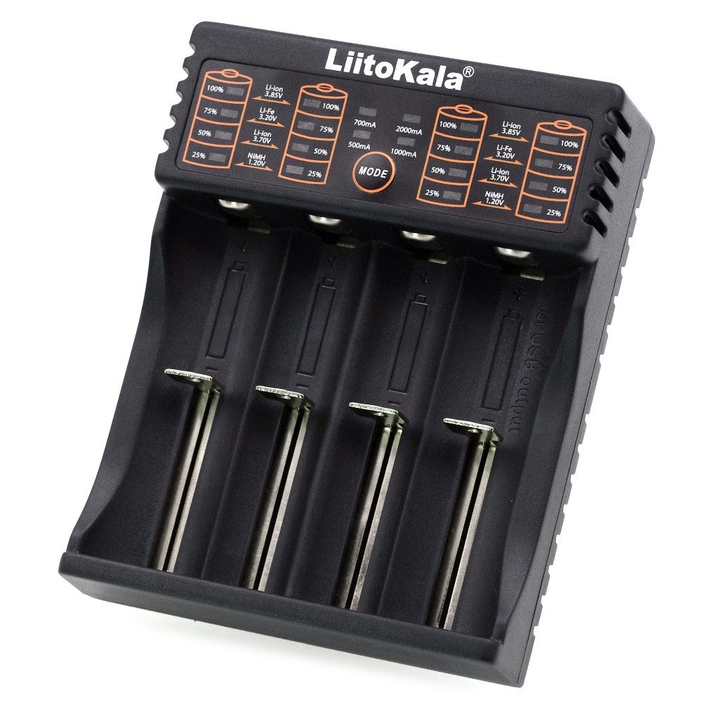 Зарядний пристрій LiitoKala Lii-402, 4x(Lion/NiMH/NiCd), Power Bank function (Lii-402) на малюнкі №1