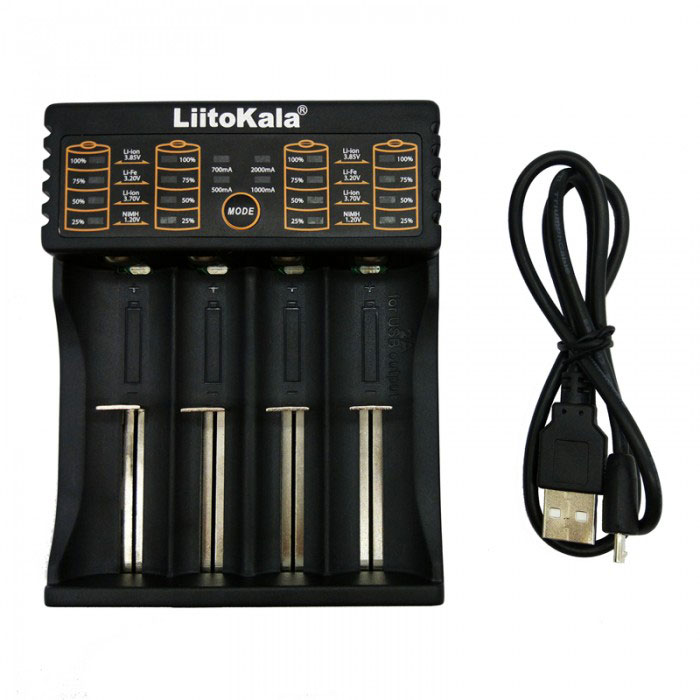 Зарядний пристрій LiitoKala Lii-402, 4x(Lion/NiMH/NiCd), Power Bank function (Lii-402) на малюнкі №3