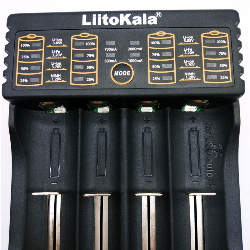 Зарядний пристрій LiitoKala Lii-402, 4x(Lion/NiMH/NiCd), Power Bank function (Lii-402) на малюнкі №6