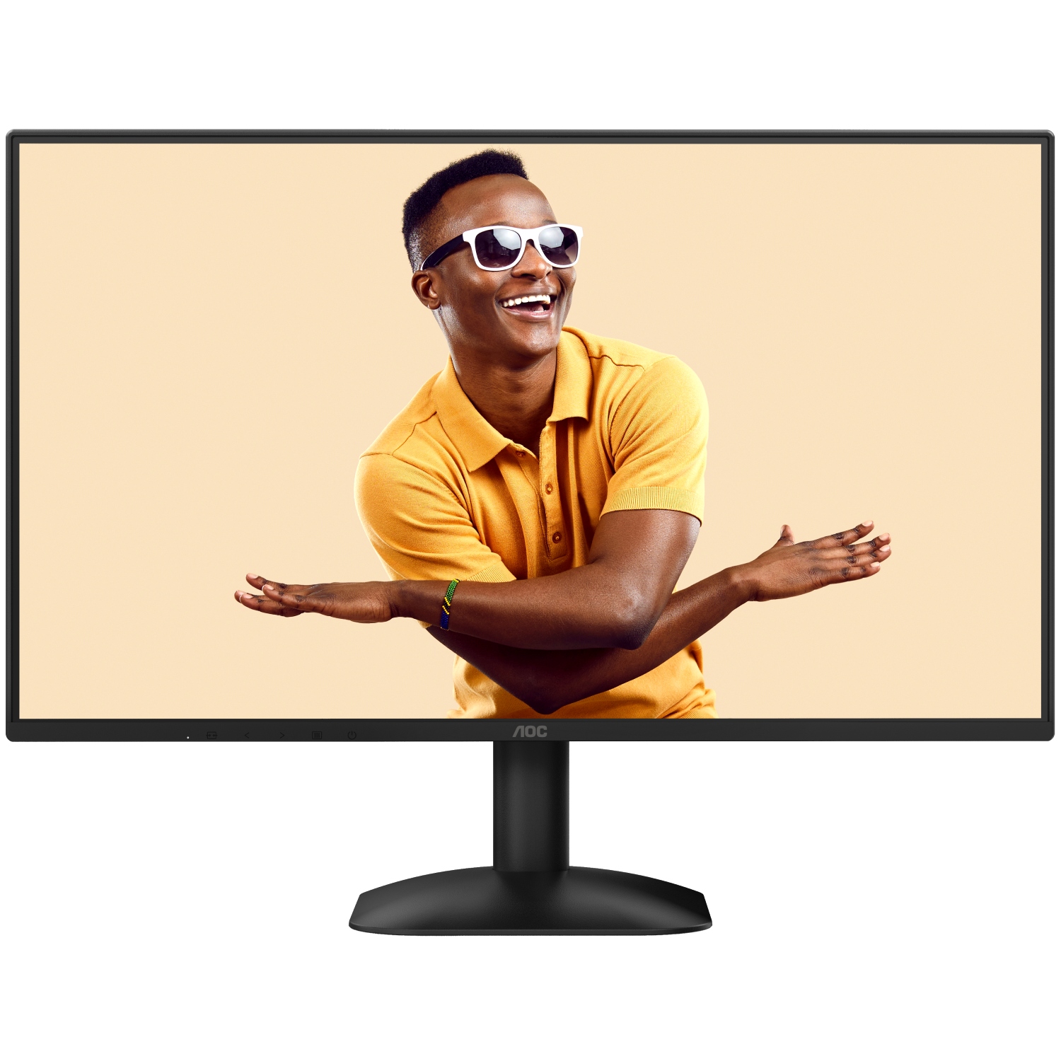 TFT 23.8 AOC 24B31H, IPS, 120Hz, VGA, HDMI (24B31H) Чорний на малюнкі №1
