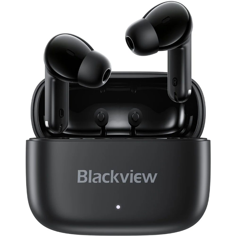Навушники TWS Blackview AirBuds 16 Black (6931548328193) Чорний на малюнкі №1