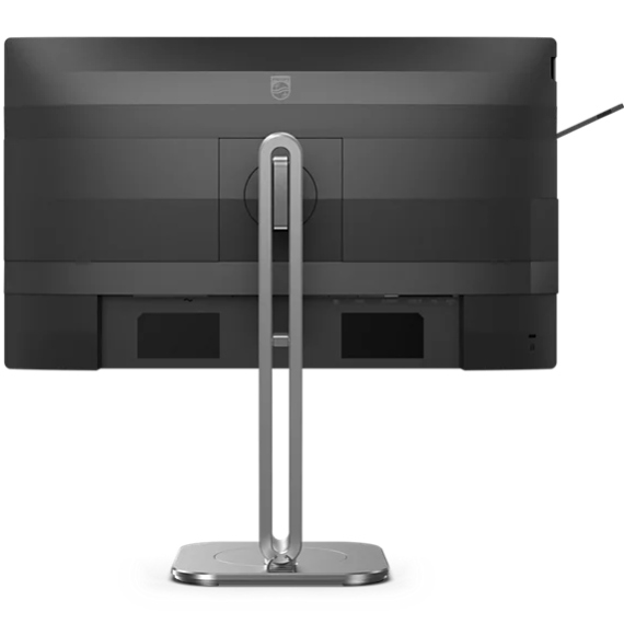 TFT 23.8 Philips 24B2N4200, IPS, 120Гц, VGA, HDMI, DP, USB-hub, HAS, Pivot, кол, чорно-сріблястий (24B2N4200/00) чорний з сріблястим на малюнкі №5
