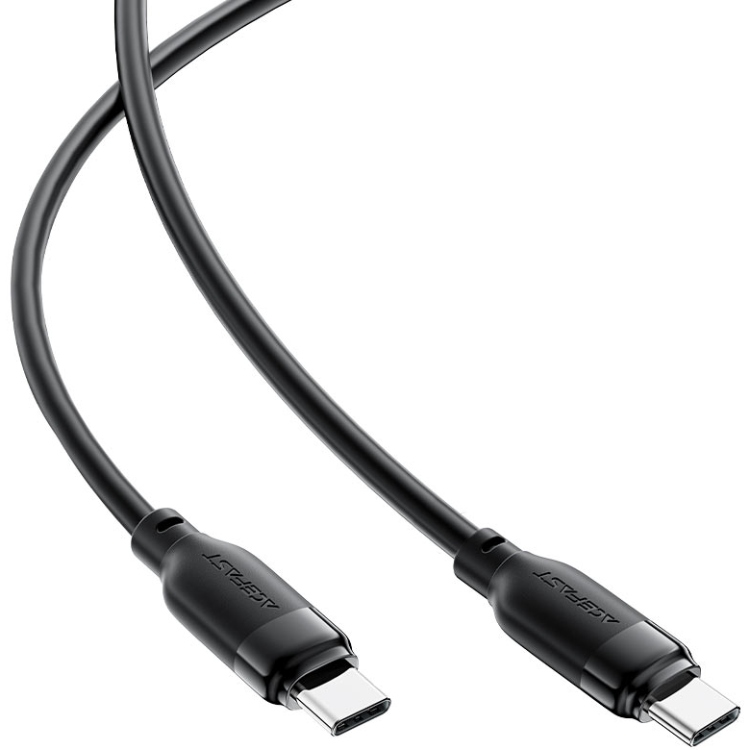 Кабель USB 2.0 Type-C M-M, 1.2 м, 60W Black, TPE C16-03 Acefast (6974316283805) Чорний на малюнкі №3