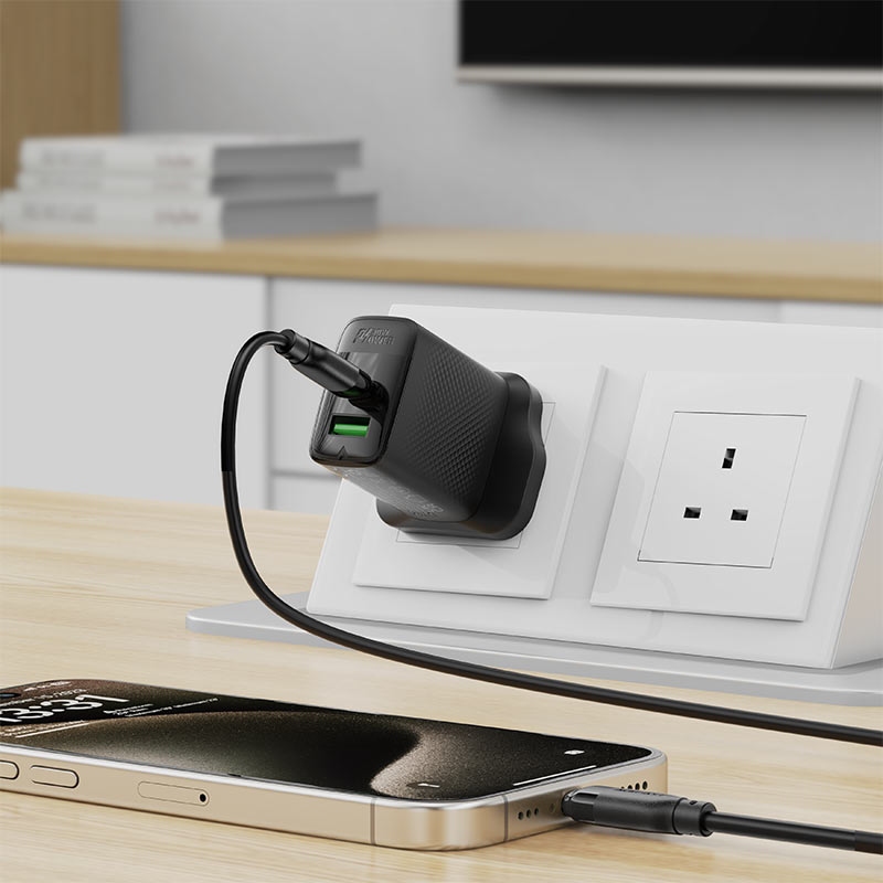 Кабель USB 2.0 Type-C M-M, 1.2 м, 60W Black, TPE C16-03 Acefast (6974316283805) Чорний на малюнкі №6