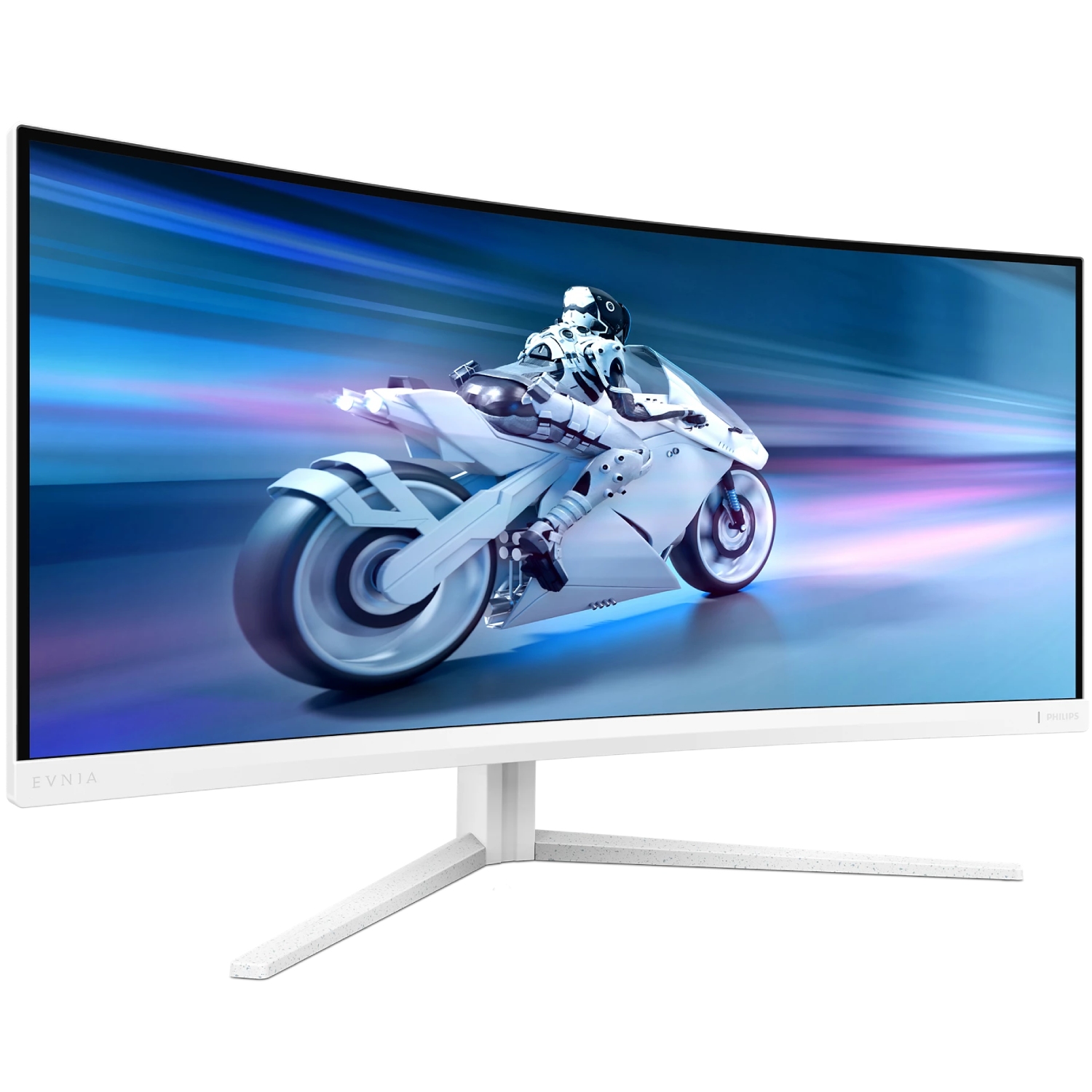 TFT 34 Philips 34M2C5501A, Fast VA, WQHD, вигн, 180Hz, 0,3ms, 2xHDMI, DP, USB-hub, HAS,кол. (34M2C5501A/00) Білий на малюнкі №2