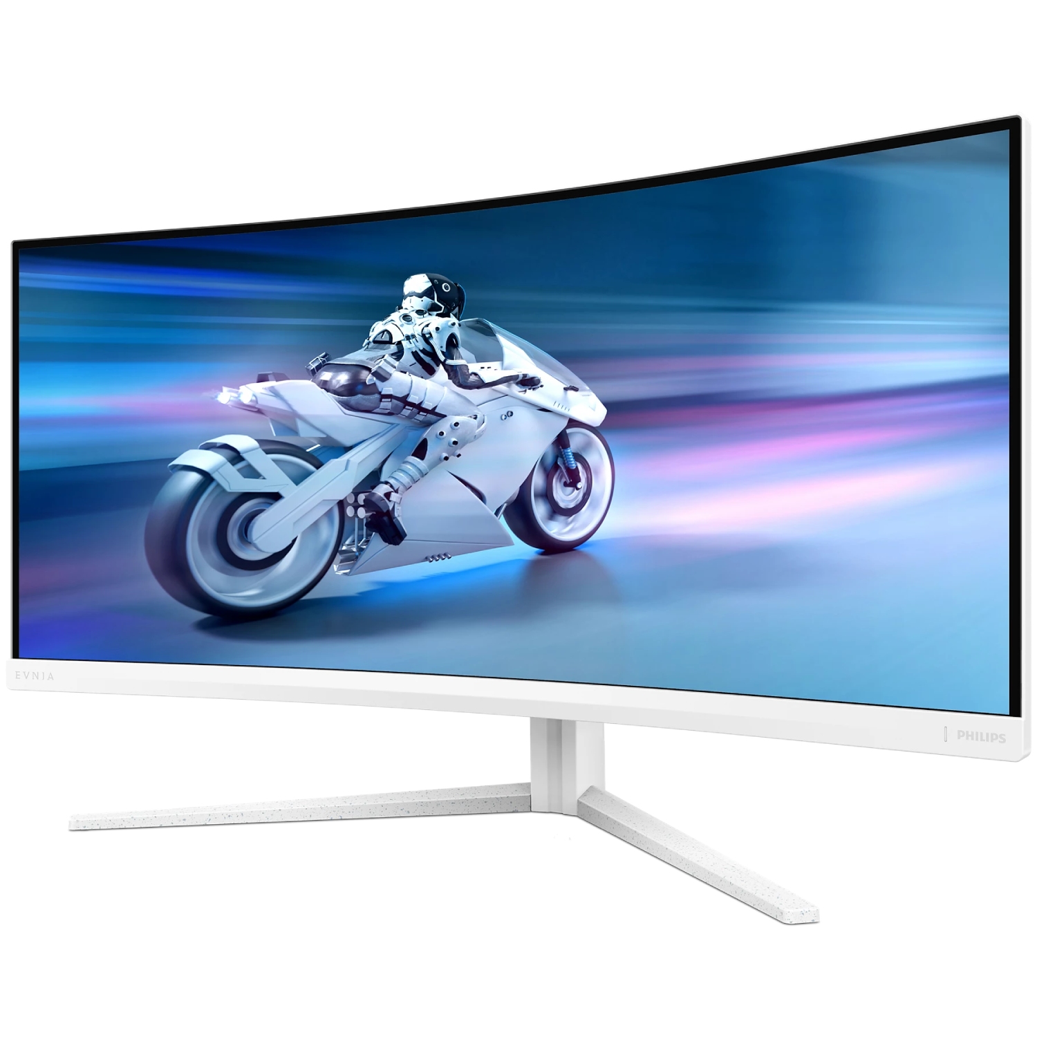 TFT 34 Philips 34M2C5501A, Fast VA, WQHD, вигн, 180Hz, 0,3ms, 2xHDMI, DP, USB-hub, HAS,кол. (34M2C5501A/00) Білий на малюнкі №3