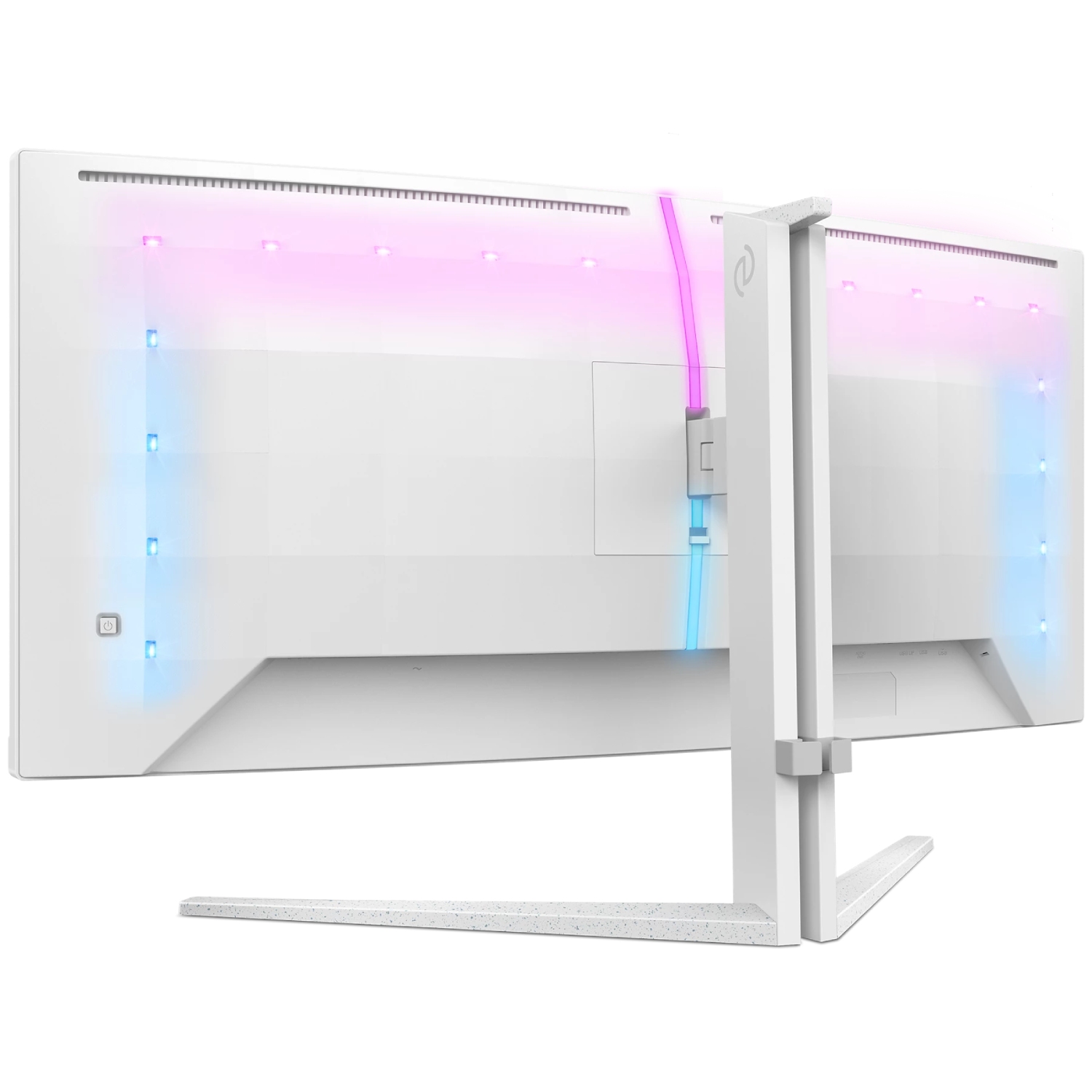 TFT 34 Philips 34M2C5501A, Fast VA, WQHD, вигн, 180Hz, 0,3ms, 2xHDMI, DP, USB-hub, HAS,кол. (34M2C5501A/00) Білий на малюнкі №8