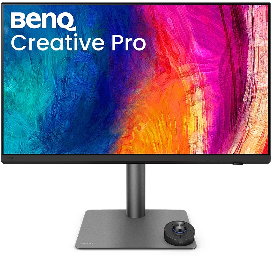 TFT 27 BenQ PD2732U, IPS, 4K, HDMI, DP, USB-C, HAS, Pivot (9H.Y0MLA.TBE) Темно-Сірий на малюнкі №1