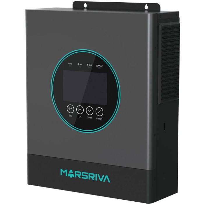 Інвертор Marsriva OFF-G 5.0 kW 230V RS232/RS485 CE PF1 VOL VM III 5,0 кВт TWIN-24 V, з Wi-Fi (MR-SPF5K-LP1-TL20E) на малюнкі №3