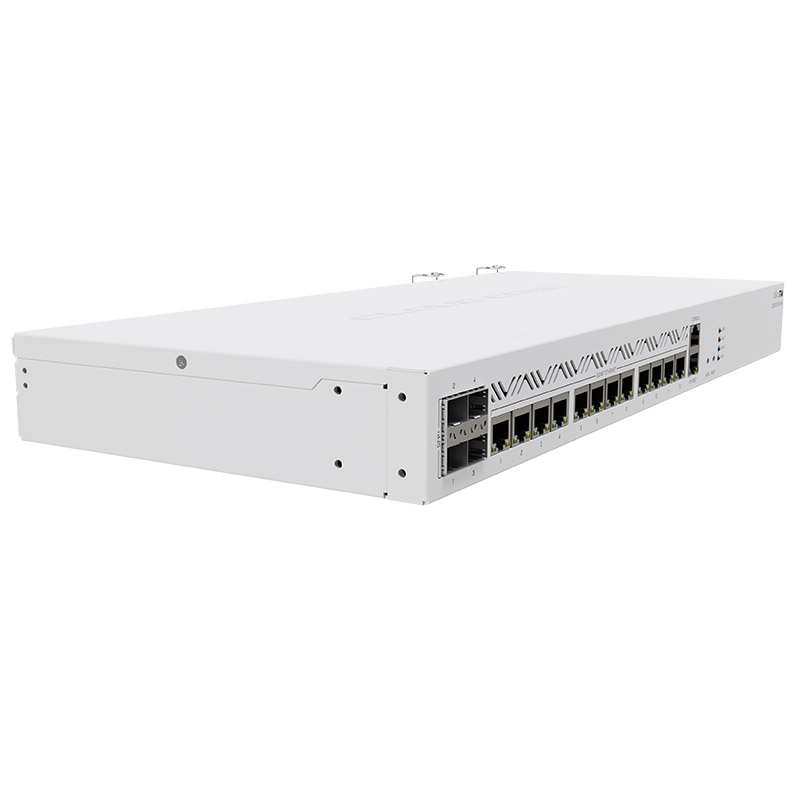 Маршрутизатор Mikrotik CCR2116-12G-4S+, 13xGbit LAN, M.2 PCIe slot, RouterOS L6, 1U RM case, Dual PS (CCR2116-12G-4S+) на малюнкі №2