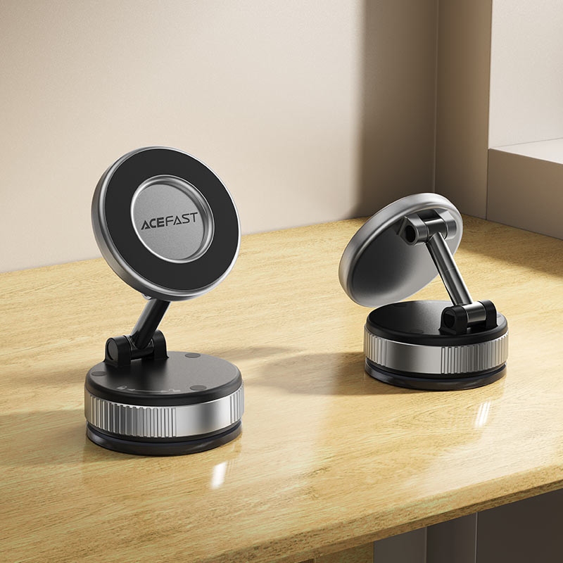 Тримач для смартфона Acefast E28 manual suction cup metal grey (6974316284833) на малюнкі №8