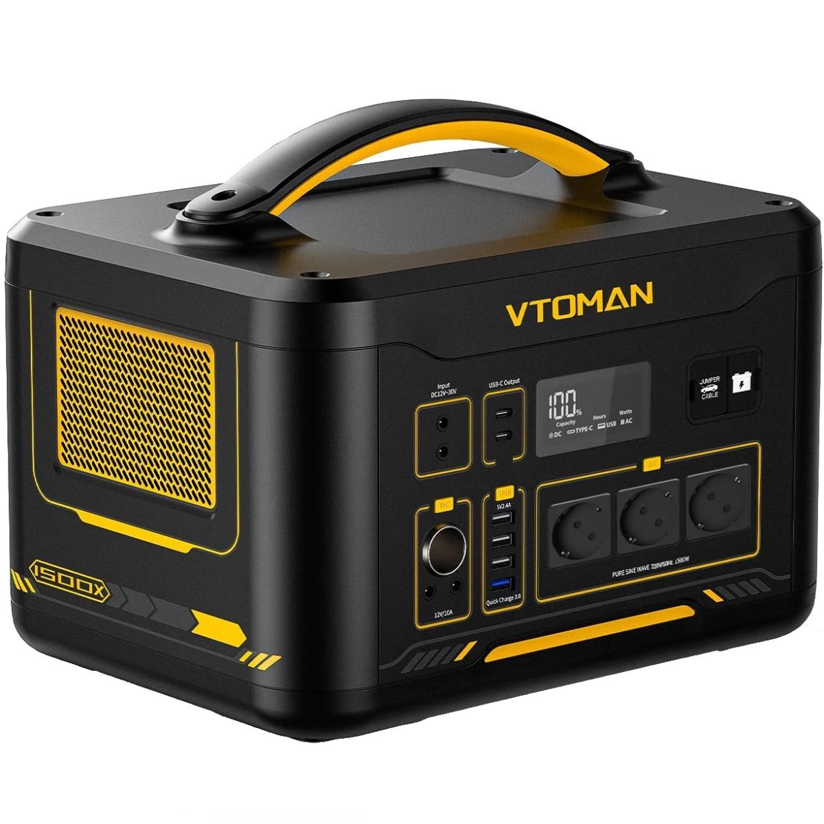 Зарядна станція Vtoman PB-22 (828 Вт/г) 1500W LiFePO4 (Jump 1500X) на малюнкі №2