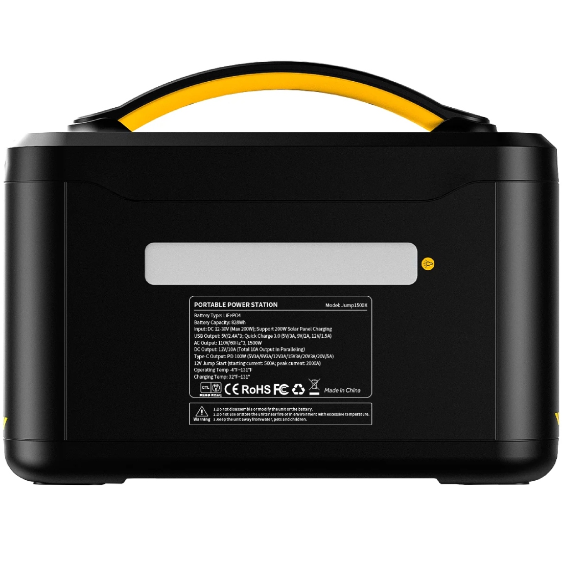 Зарядна станція Vtoman PB-22 (828 Вт/г) 1500W LiFePO4 (Jump 1500X) на малюнкі №4