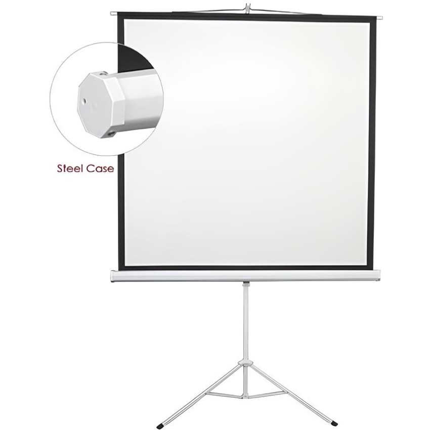 Проєкційний екран AGN (112 на тринозі 1:1 Matte White) (AGNT112S) на малюнкі №2