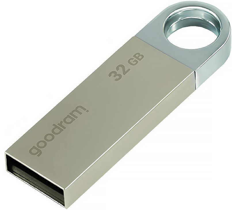 USB Flash GoodRAM 32GB USB 2.0 Unity Retail 9 (UUN2-0320S0R11) Сріблястий на малюнкі №2