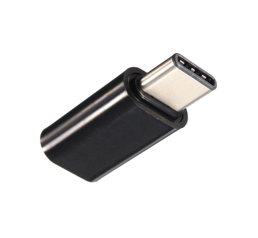 Перехідник USB 3.1 Type-C --> Micro USB (OTG) чорний