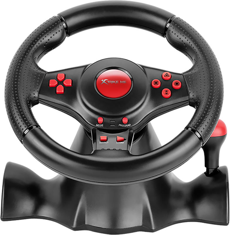 Ігрове кермо XTRIKE ME GP-903 180град., 16кнопок, USB PC/PS4/XBOX/Android