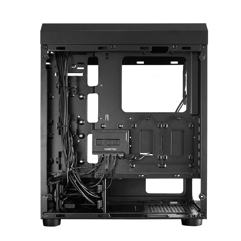Корпус Chieftec SCORPION 4 GL-04B-OP 4x120mm A-RGB, ATX, без БЖ, Black (GL-04B-OP#) Чорний на малюнкі №6