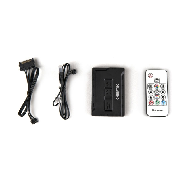 Корпус Chieftec SCORPION 4 GL-04B-OP 4x120mm A-RGB, ATX, без БЖ, Black (GL-04B-OP#) Чорний на малюнкі №10