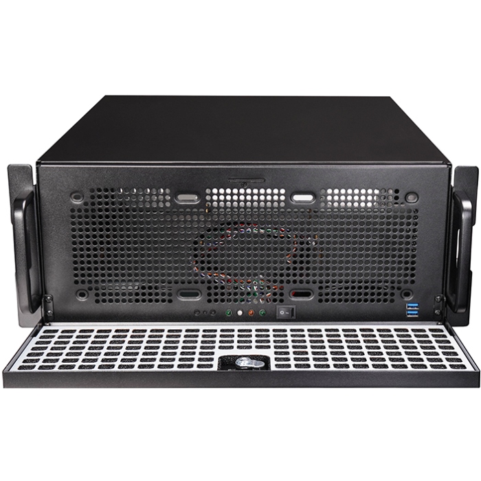 Корпус серверний Chieftec без БЖ (UNC-409S-AIO-OP) Чорний на малюнкі №6