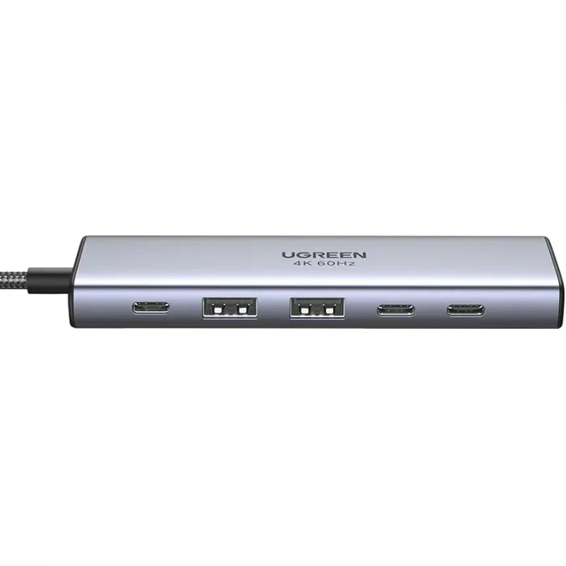 Док-станція USB3.2 Type-C -- HDMI 4K60Hz/2хUSB 3.0/2xUSB-C PD 100 Вт CM511 Ugreen (35999) на малюнкі №2