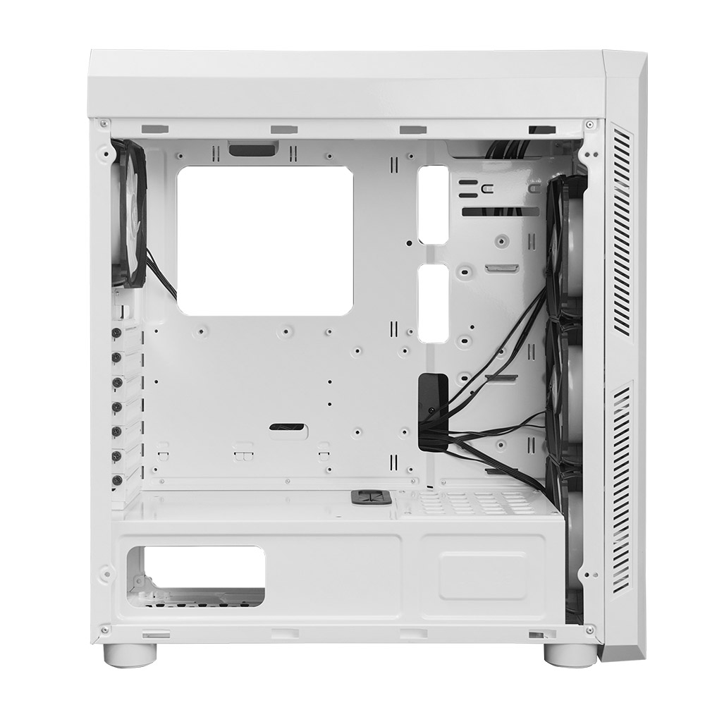 Корпус Chieftec SCORPION III 4x120mm A-RGB, ATX, без БЖ, White (GL-03W-OP) Білий на малюнкі №5