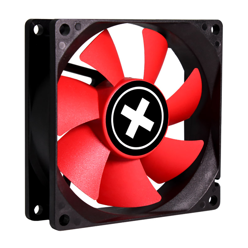 Вентилятор для корпуса 80mm Xilence XPF80.R Red/Black, Retail Box (XF037) на малюнкі №2
