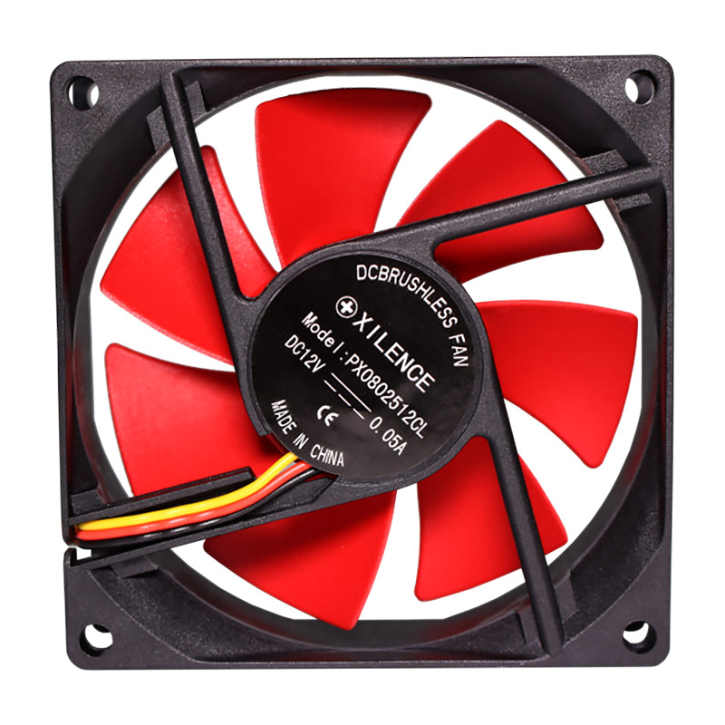 Вентилятор для корпуса 80mm Xilence XPF80.R Red/Black, Retail Box (XF037) на малюнкі №4