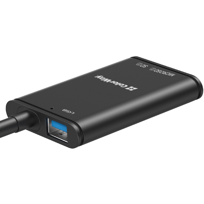 Card Reader ColorWay USB-C to USB 3.0/SD/MicroSD (CW-CR-02) на малюнкі №2
