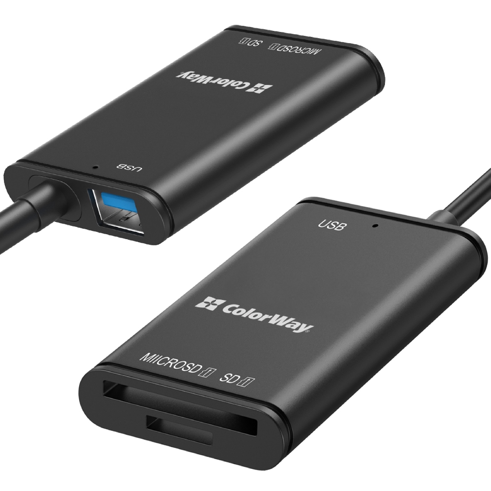 Card Reader ColorWay USB-C to USB 3.0/SD/MicroSD (CW-CR-02) на малюнкі №4