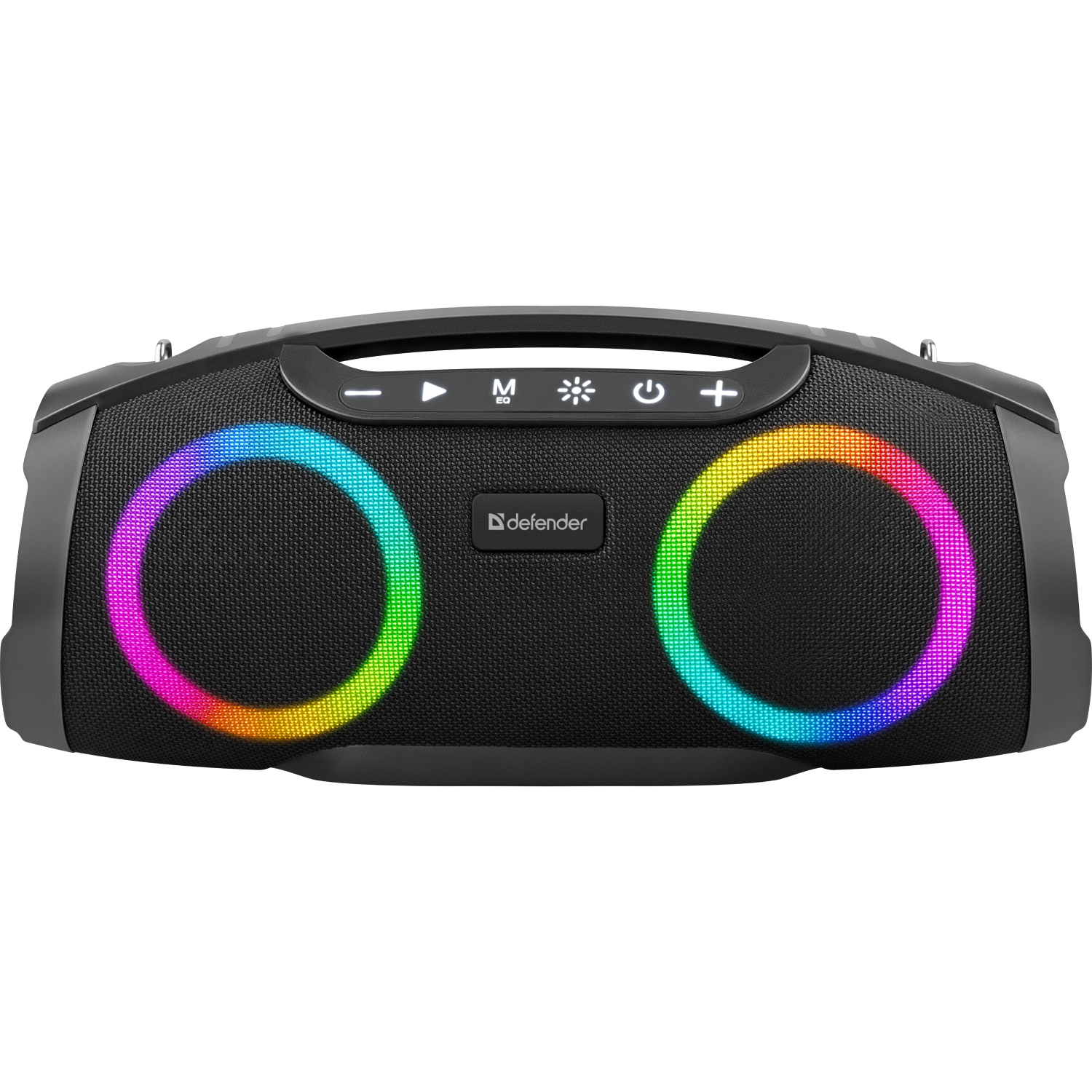 Акустична система 1.0 Defender Beatbox 30, 30Вт Bluetooth/RGB/FM/USB/TF/AUX/TWS чорна (65231) Чорний на малюнкі №1