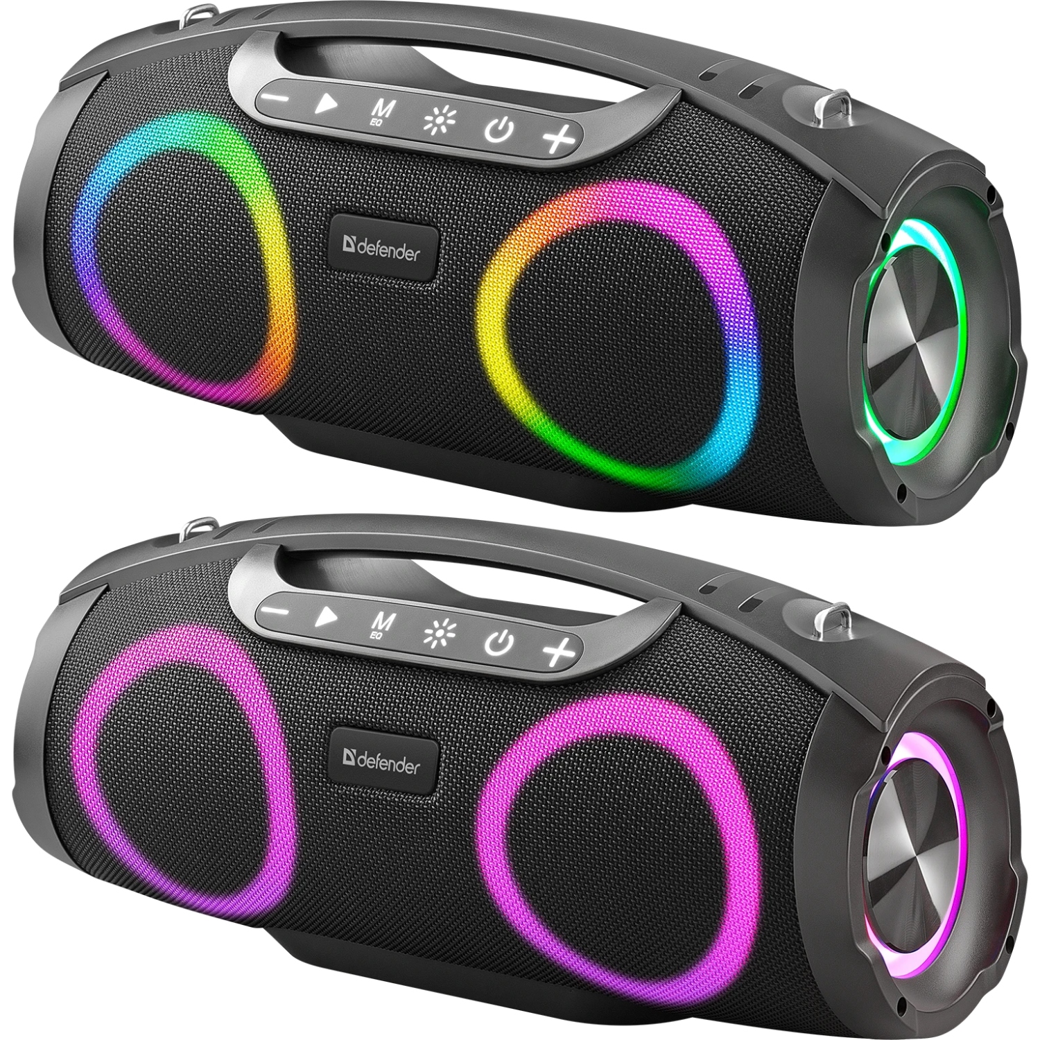 Акустична система 1.0 Defender Beatbox 30, 30Вт Bluetooth/RGB/FM/USB/TF/AUX/TWS чорна (65231) Чорний на малюнкі №10