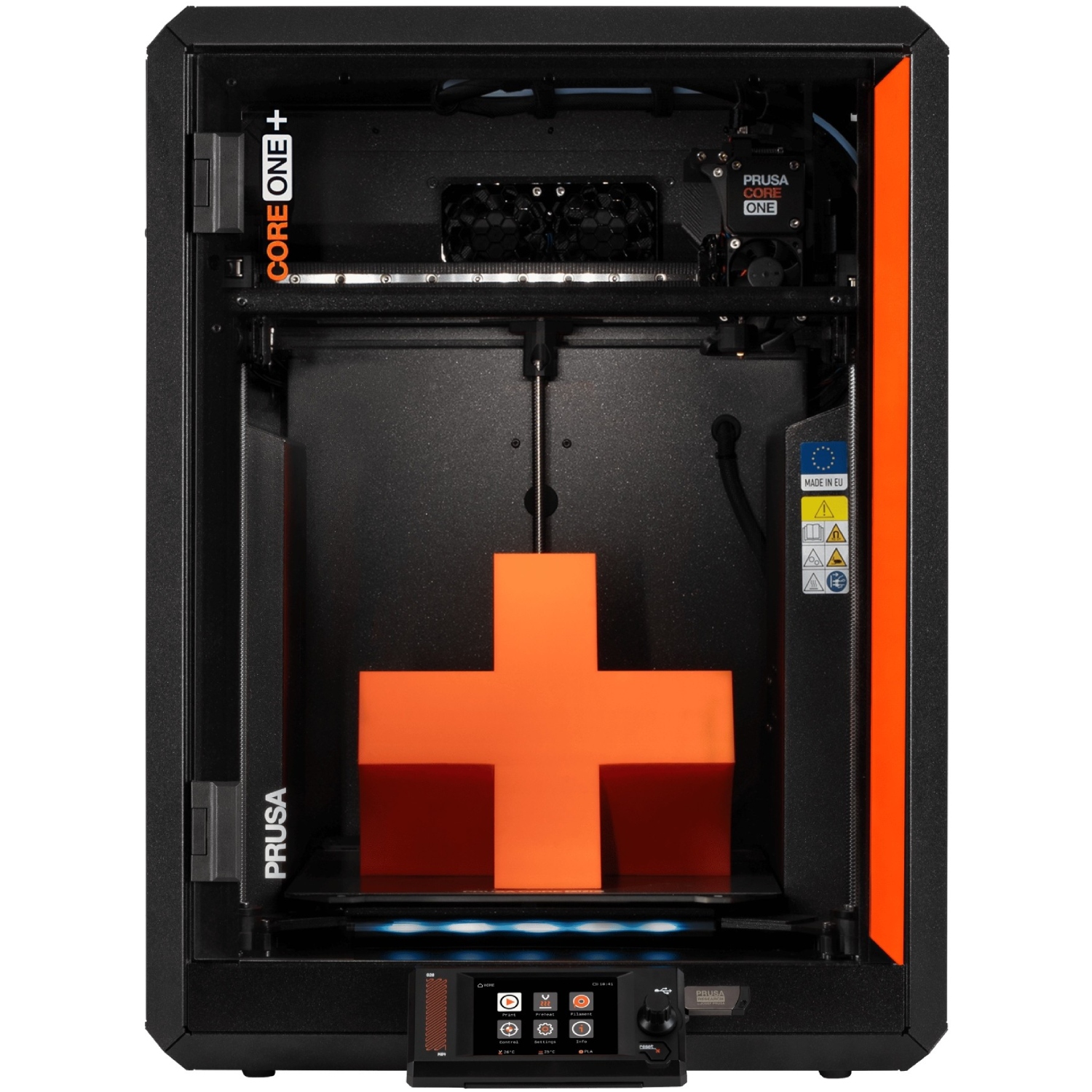 Принтер 3D Prusa CORE One+ (FDM 1.75mm 250x220x270 mm USB Ethernet WiFi чорний) (PR-15276+) на малюнкі №1