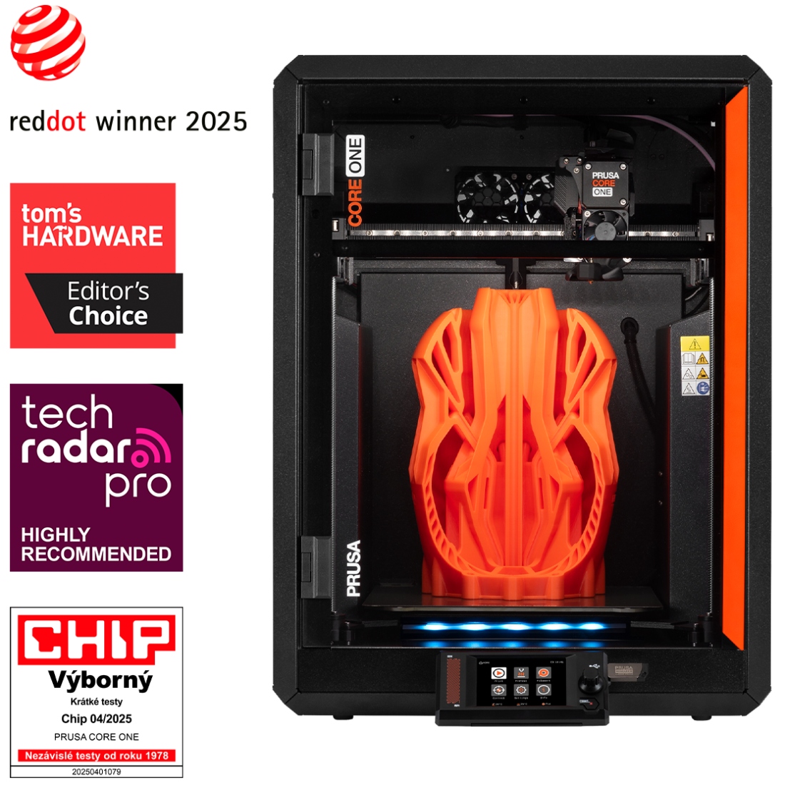 Принтер 3D Prusa CORE One+ (FDM 1.75mm 250x220x270 mm USB Ethernet WiFi чорний) (PR-15276+) на малюнкі №4
