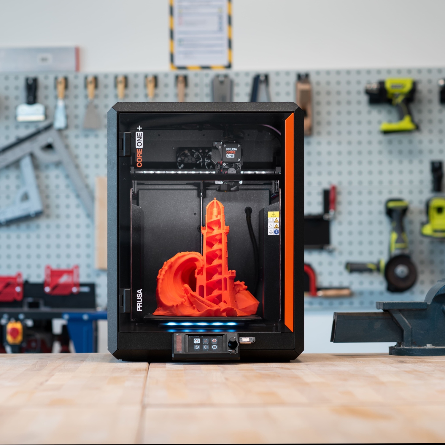 Принтер 3D Prusa CORE One+ (FDM 1.75mm 250x220x270 mm USB Ethernet WiFi чорний) (PR-15276+) на малюнкі №8