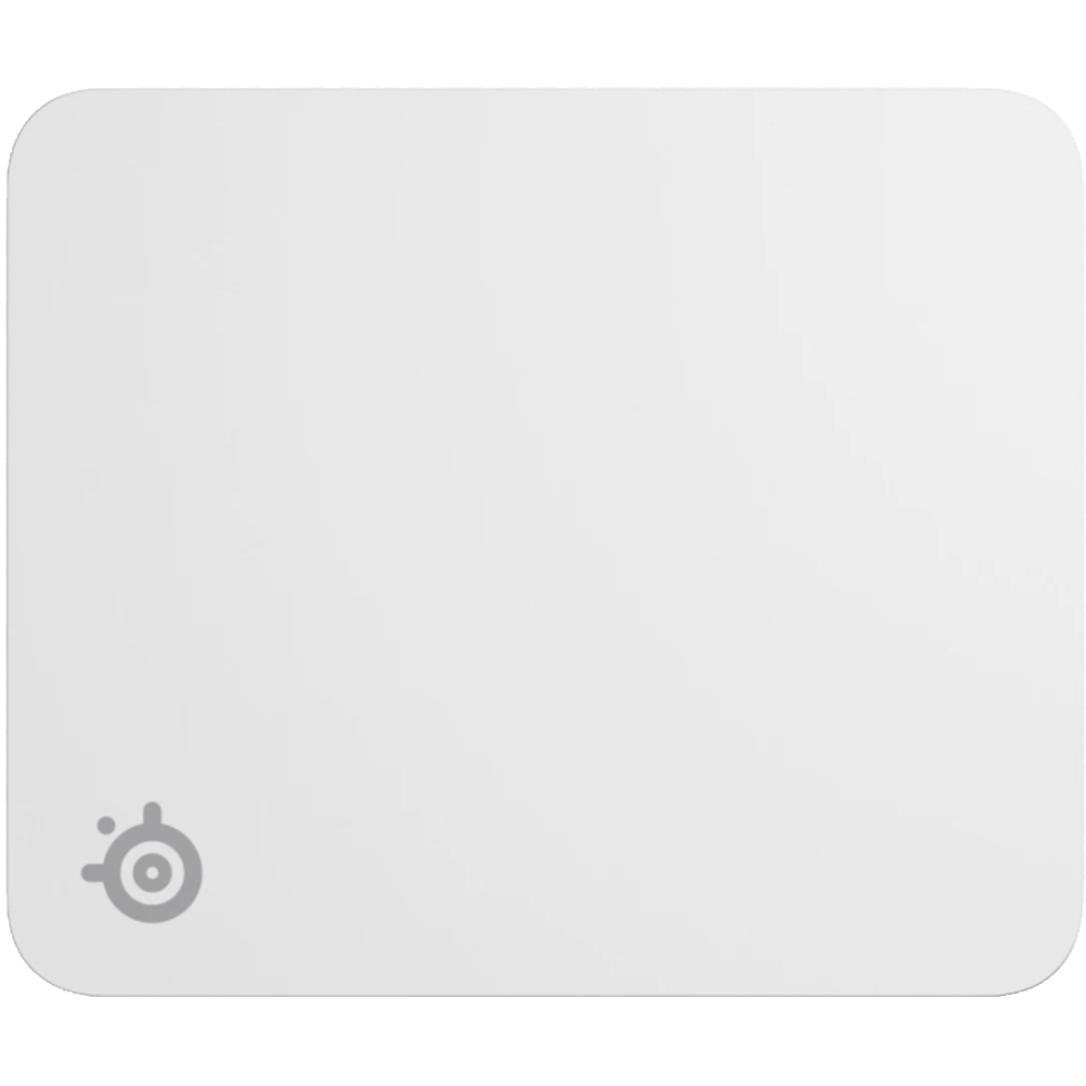 Ігрова поверхня SteelSeries QcK M 320х270х2мм White (63461) Білий на малюнкі №1