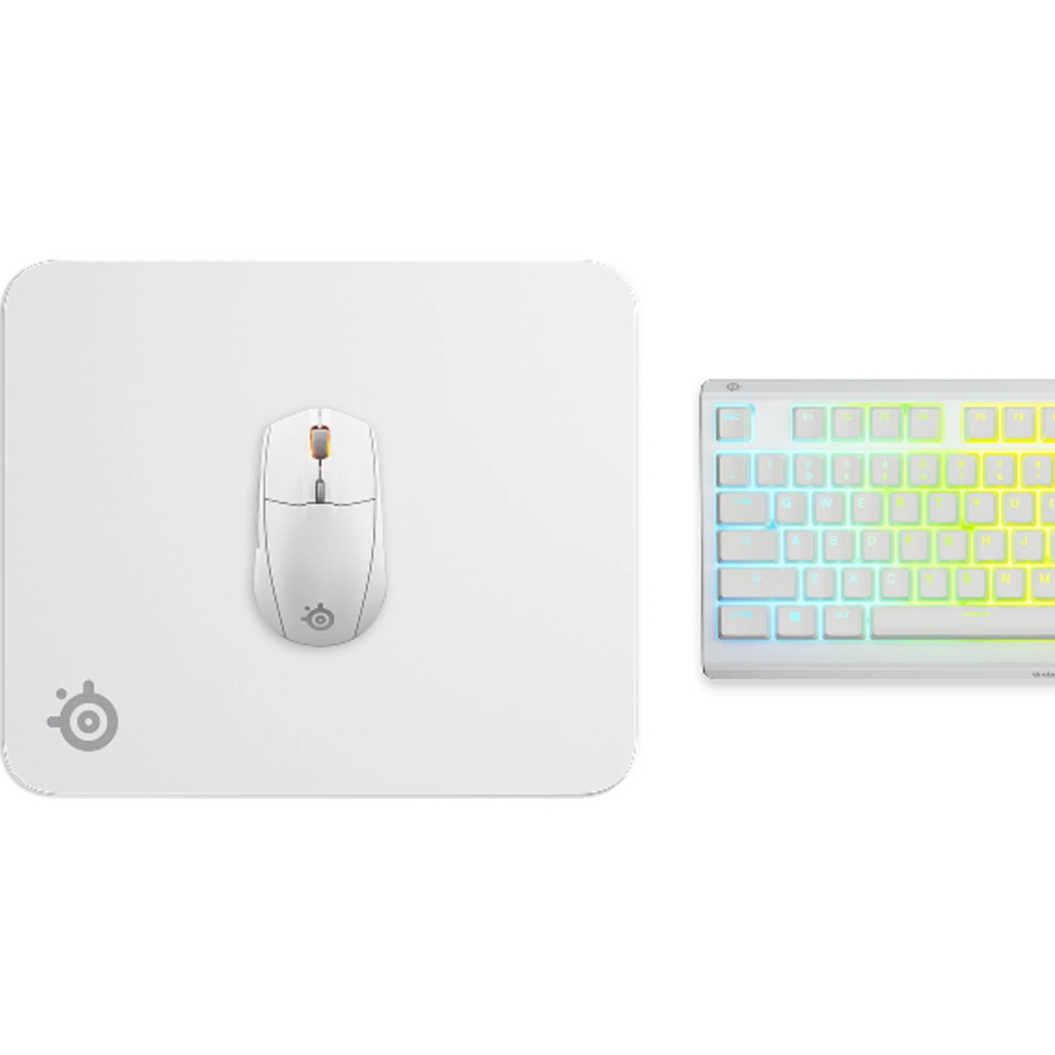 Ігрова поверхня SteelSeries QcK M 320х270х2мм White (63461) Білий на малюнкі №3