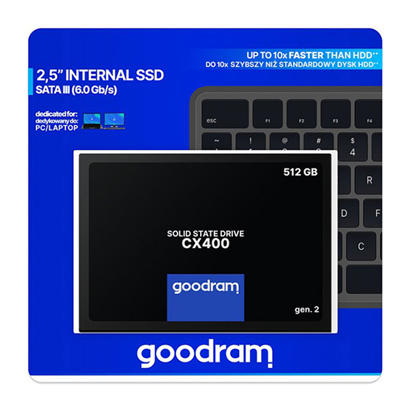 SSD 512Gb GoodRAM CX400 SATA III 2.5 3D NAND, Retail (SSDPR-CX400-512-G2) на малюнкі №4